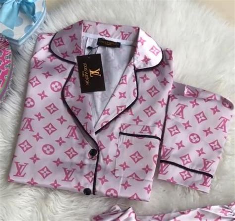 louis vuitton pijamas|Louis Vuitton silk pajamas.